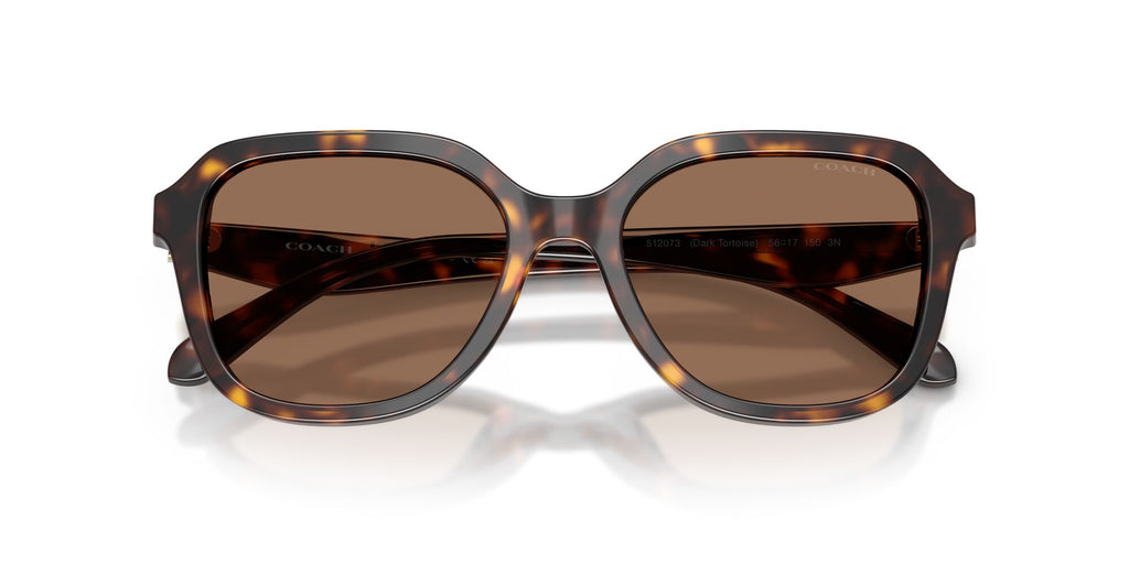 Coach 0HC8437F 512073 56 Dark Tortoise/ Brown Solid