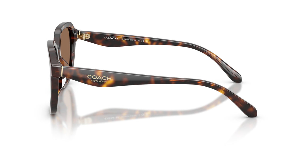 Coach 0HC8437F 512073 56 Dark Tortoise/ Brown Solid
