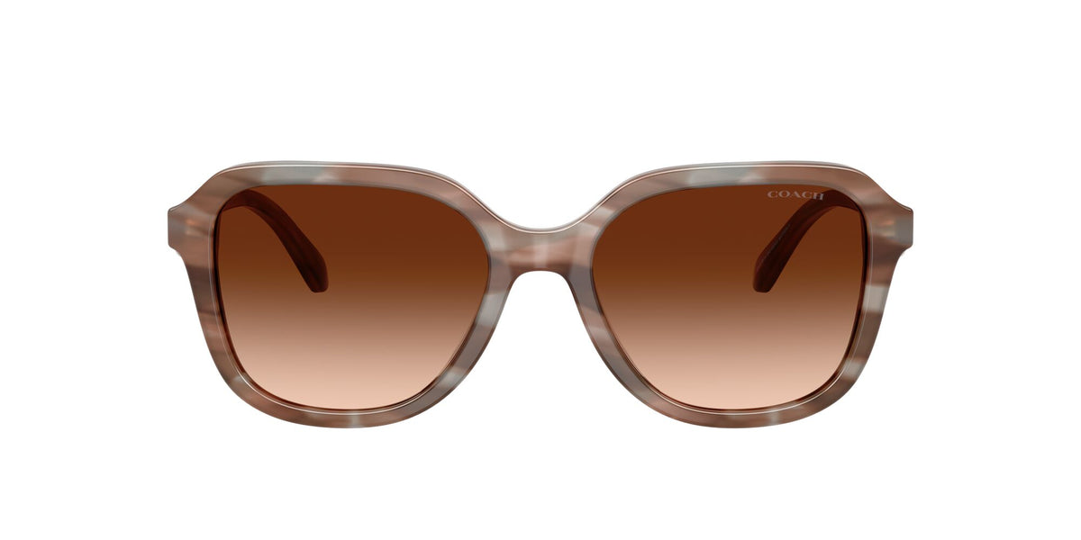Coach 0HC8437F 590174 56 Striated Redwood/Maple/ Brown Gradient
