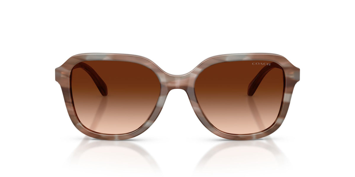 Coach 0HC8437F 590174 56 Striated Redwood/Maple/ Brown Gradient