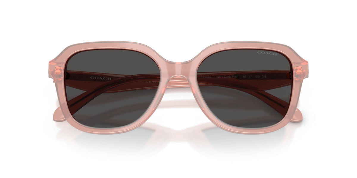 Coach 0HC8437F 591487 56 Milky Dark Pink/ Grey Solid