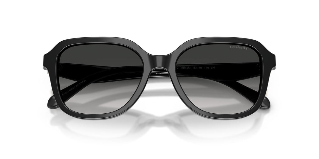 Coach 0HC8437U 50023C 53 Black/ Grey Gradient