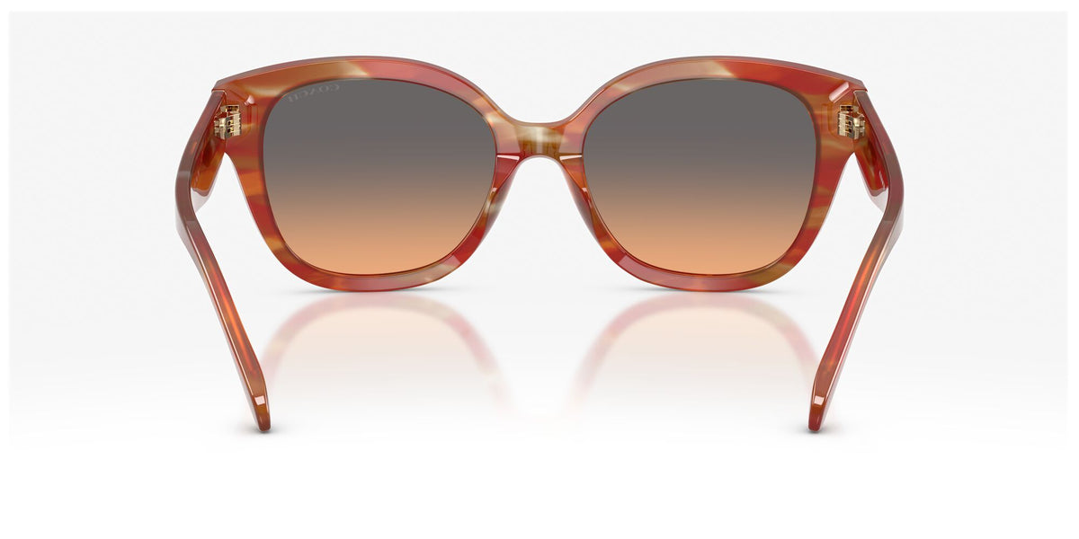 Coach 0HC8438U 590018 56 Striated Chestnut/ Smokey Peach Gradient
