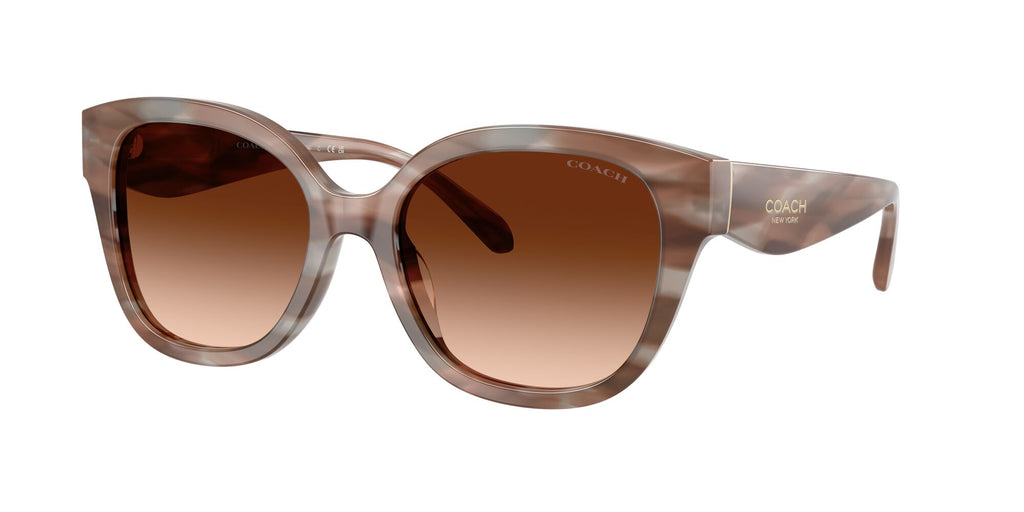 Coach 0HC8438U 590174 56 Striated Redwood/Maple/ Brown Gradient