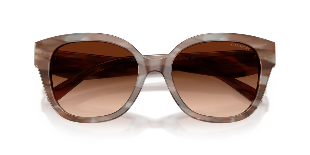 Coach 0HC8438U 590174 56 Striated Redwood/Maple/ Brown Gradient