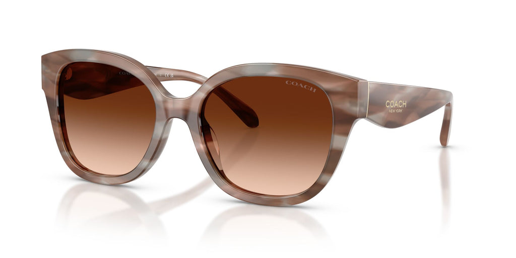 Coach 0HC8438U 590174 56 Striated Redwood/Maple/ Brown Gradient