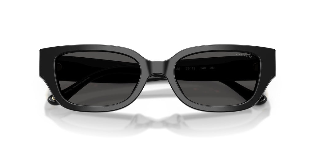 Coach 0HC8439U 500287 53 Black/ Grey Solid