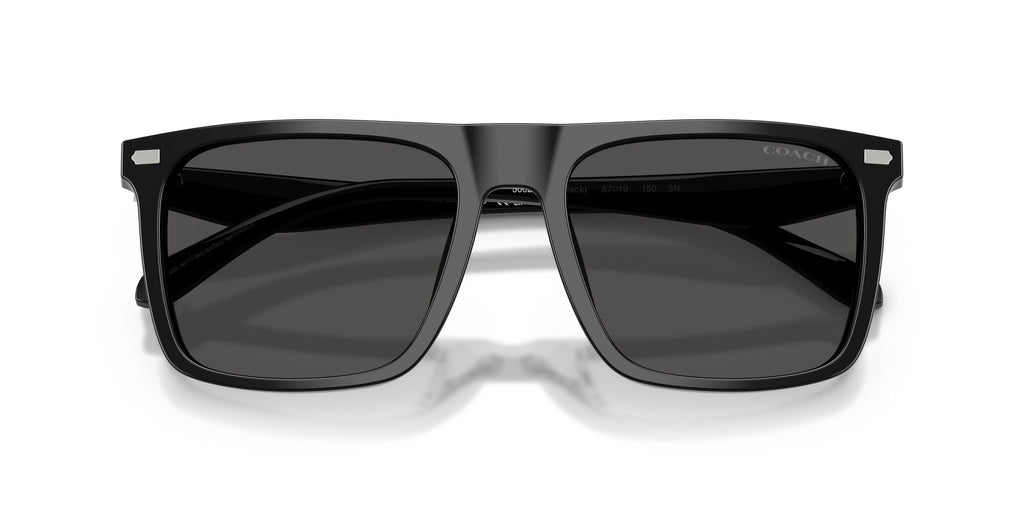 Coach 0HC8440U 500287 57 Black/ Grey Solid