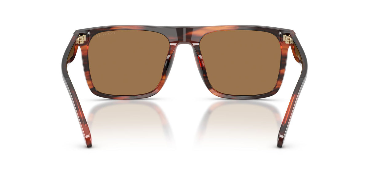 Coach 0HC8440U 5906/O 57 Striated Caramel/ Brown Flash