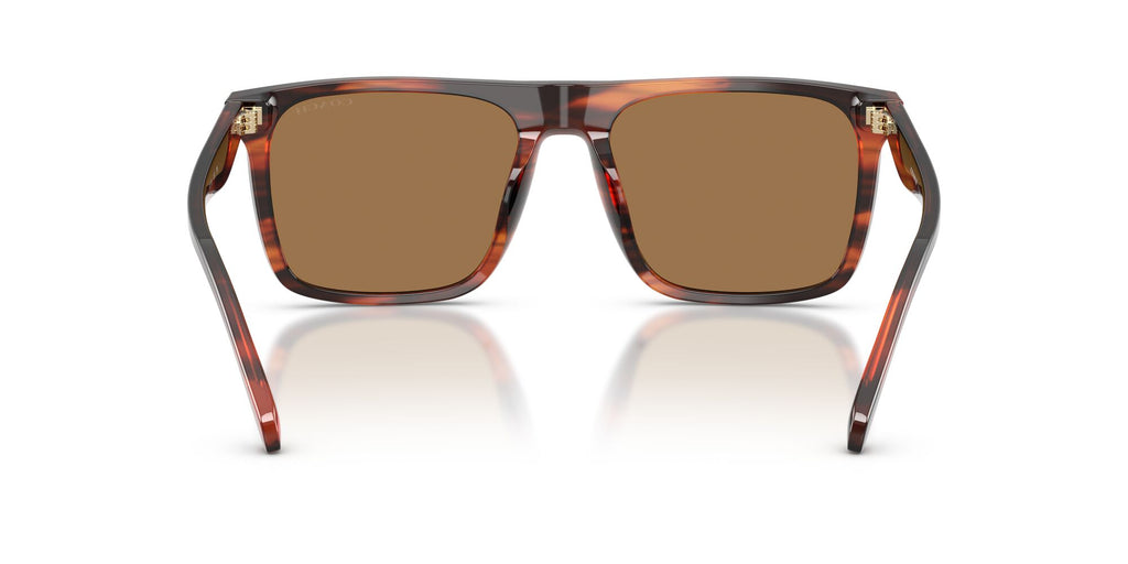 Coach 0HC8440U 5906/O 57 Striated Caramel/ Brown Flash