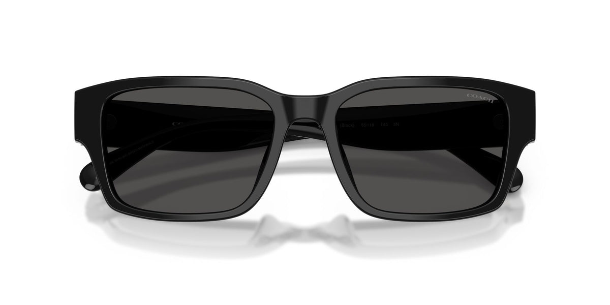 Coach 0HC8441U 500287 55 Black/ Grey Solid