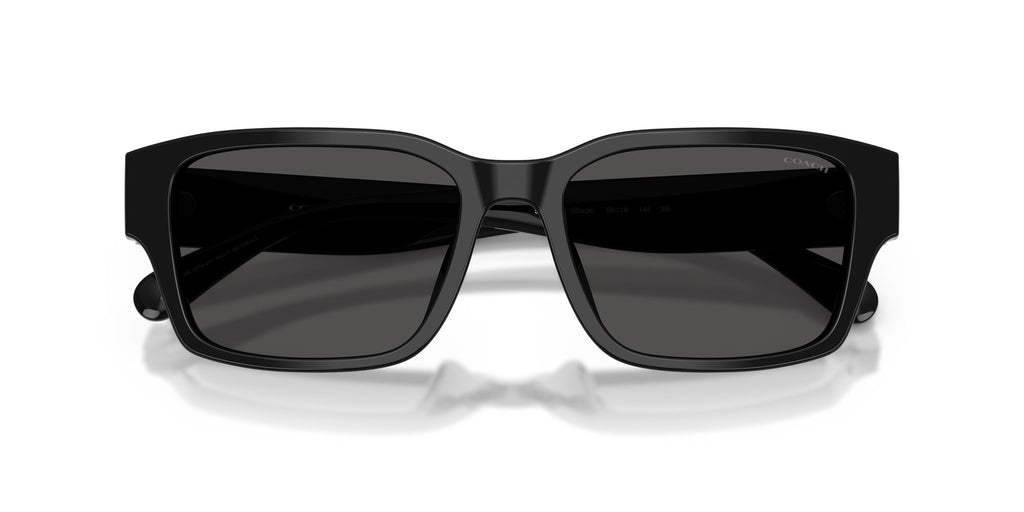Coach 0HC8441U 500287 55 Black/ Grey Solid