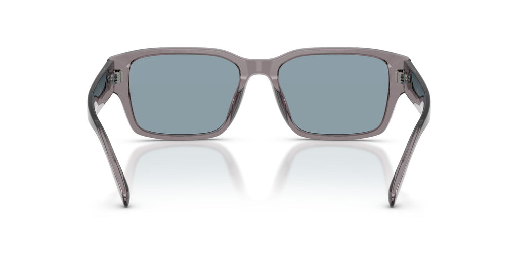 Coach 0HC8441U 553772 55 Transparent Grey/ Light Blue Solid