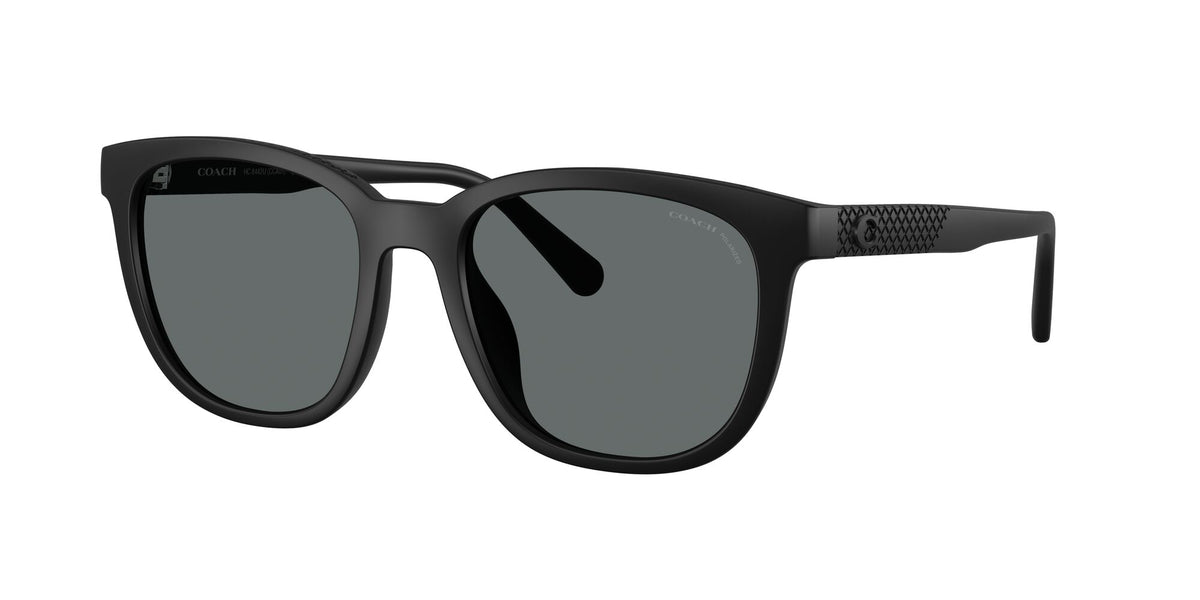 Coach 0HC8442U 500281 54 Matte Black/ Grey Solid Polar