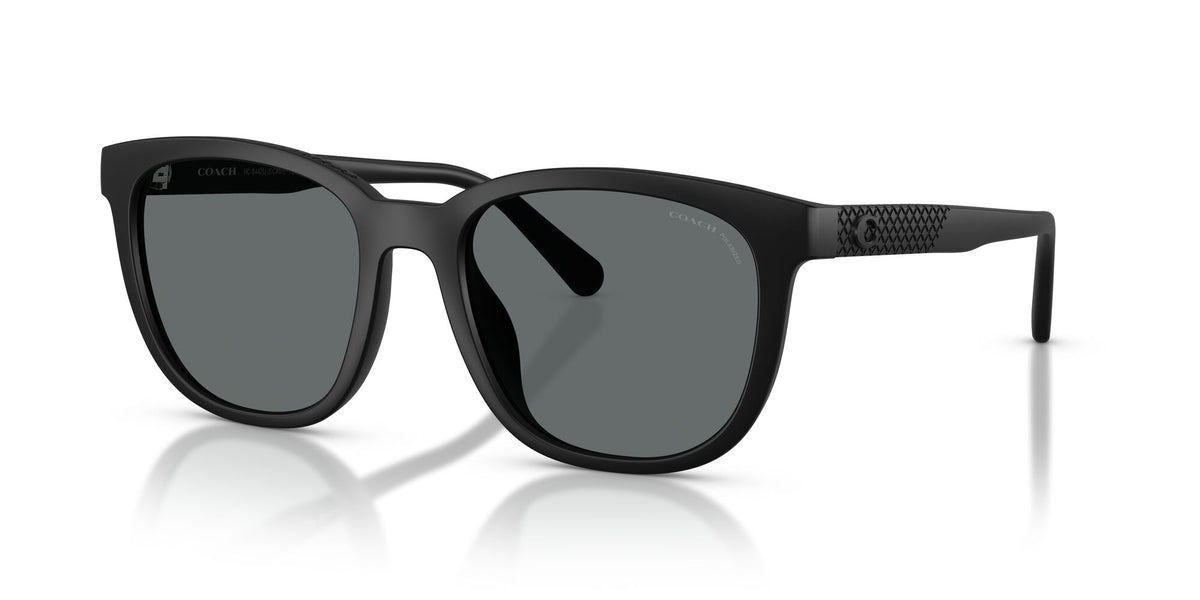 Coach 0HC8442U 500281 54 Matte Black/ Grey Solid Polar