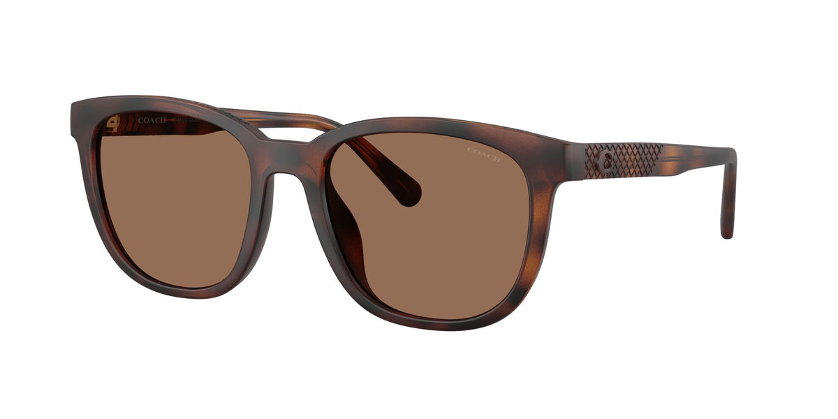 Coach 0HC8442U 512073 54 Matte Dark Tortoise/ Brown Solid