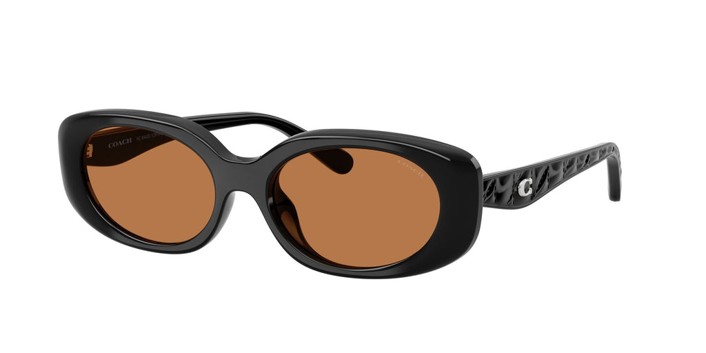 Coach 0HC8443D 500273 54 Black/ Amber Solid