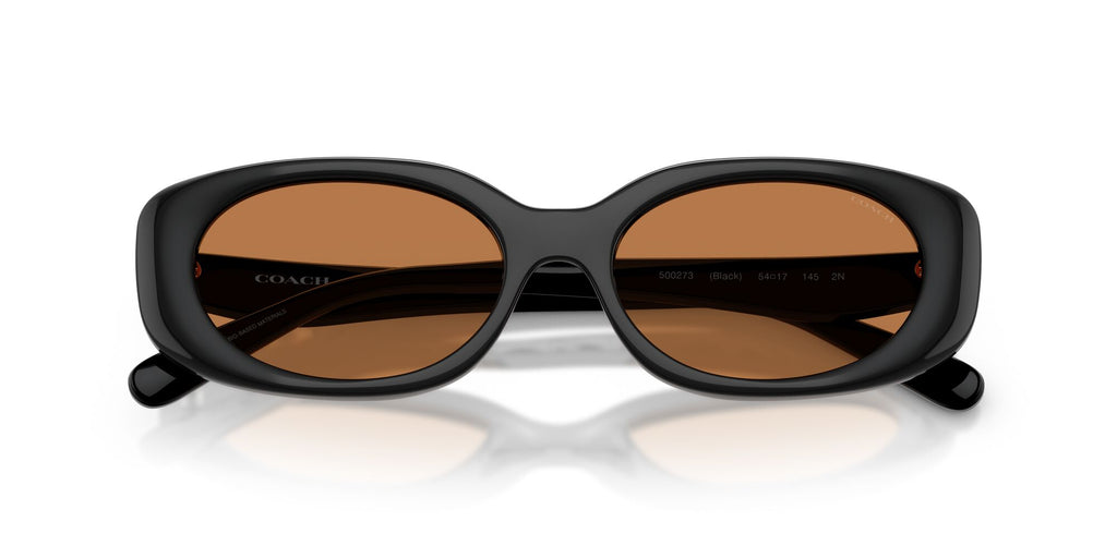 Coach 0HC8443D 500273 54 Black/ Amber Solid
