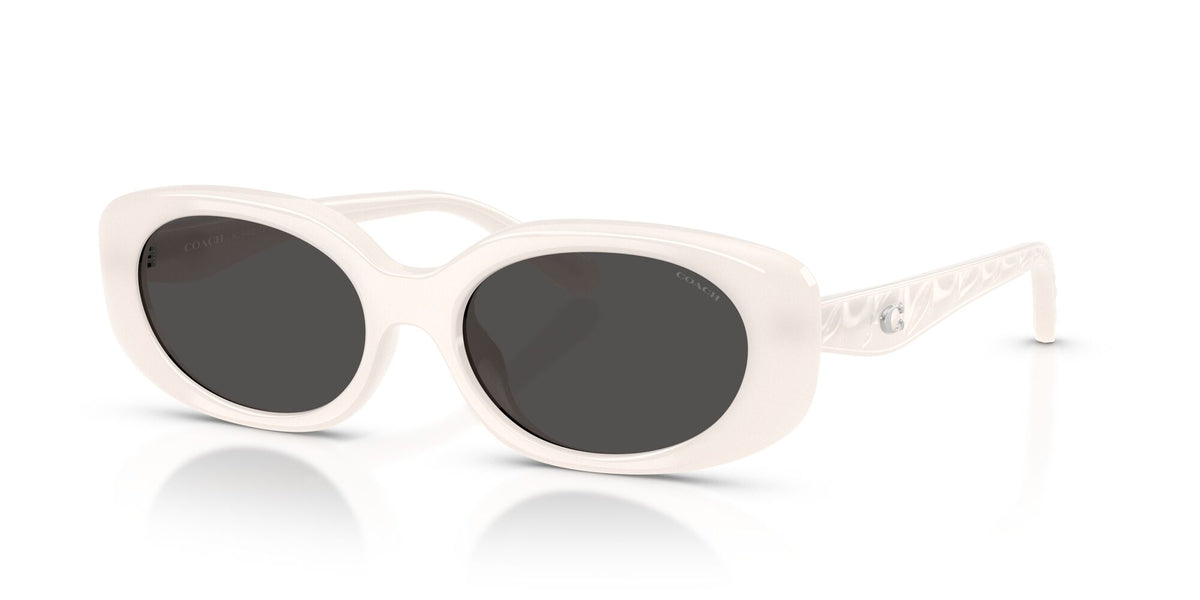 Coach 0HC8443D 579087 54 Milky Cloud/ Grey Solid