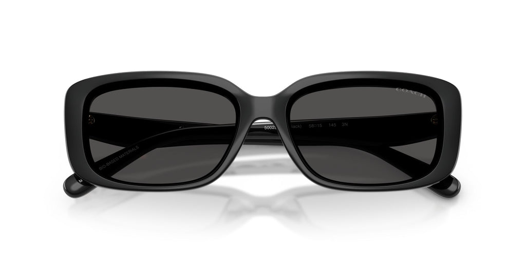 Coach 0HC8444D 500287 57 Black/ Grey Solid
