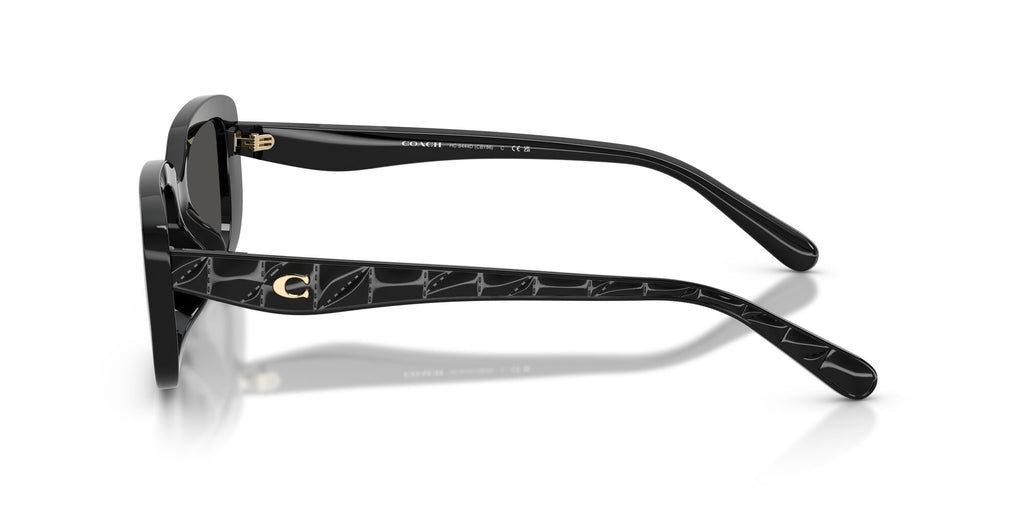 Coach 0HC8444D 500287 57 Black/ Grey Solid