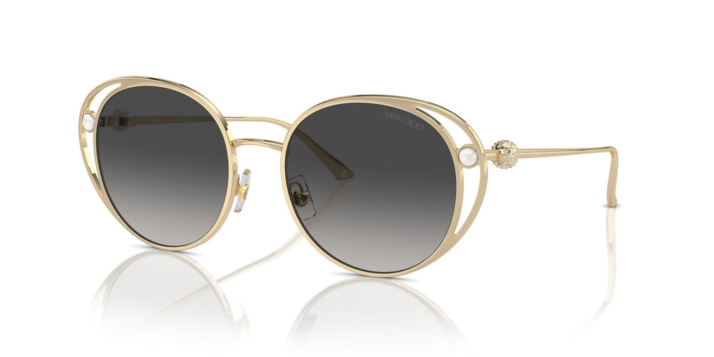 Jimmy Choo 0JC4003HB 30068G 53 Pale Gold/ Gradient Grey