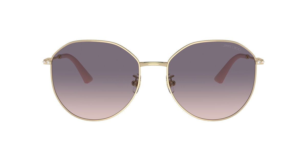 Jimmy Choo 0JC4007BD 300636 58 Pale Gold/ Pink Gradient Violet