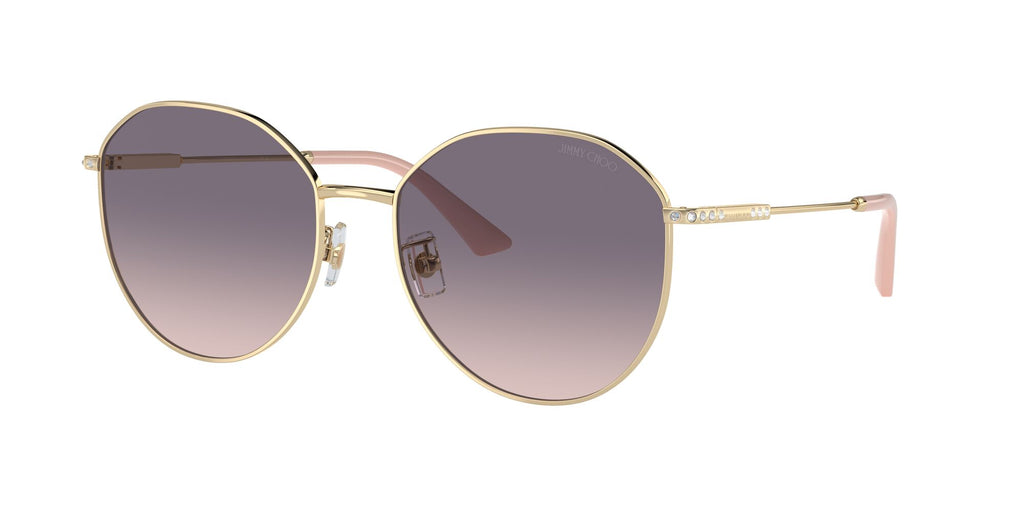 Jimmy Choo 0JC4007BD 300636 58 Pale Gold/ Pink Gradient Violet