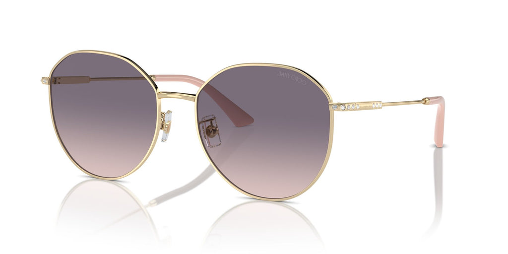 Jimmy Choo 0JC4007BD 300636 58 Pale Gold/ Pink Gradient Violet