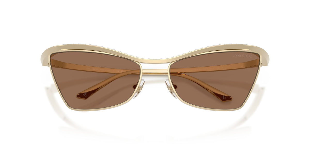 Jimmy Choo 0JC4014H 300673 56 Pale Gold/ Dark Brown