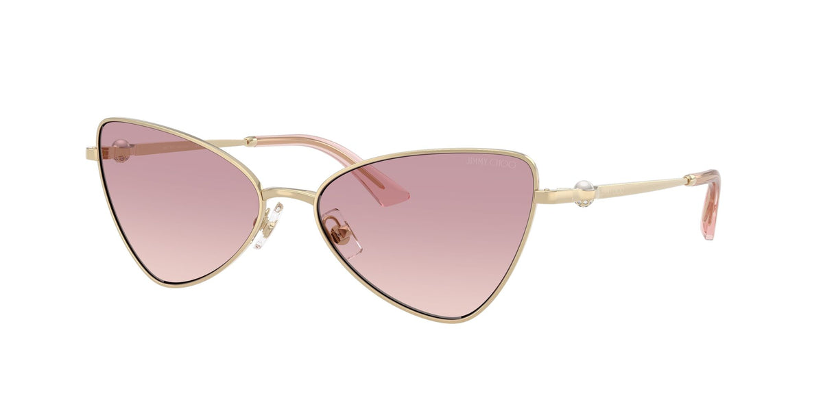 Jimmy Choo 0JC4015HB 300668 57 Pale Gold/ Brown Gradient Dark Violet