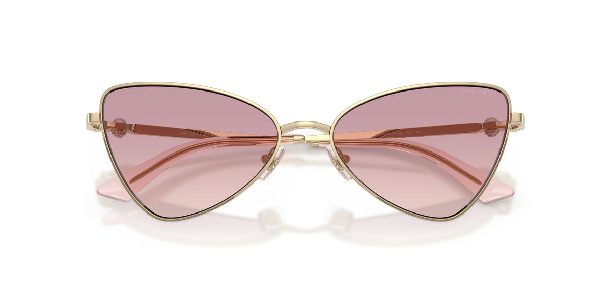 Jimmy Choo 0JC4015HB 300668 57 Pale Gold/ Brown Gradient Dark Violet