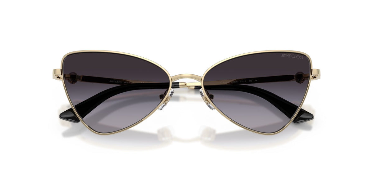 Jimmy Choo 0JC4015HB 30068G 57 Pale Gold/ Gradient Gray