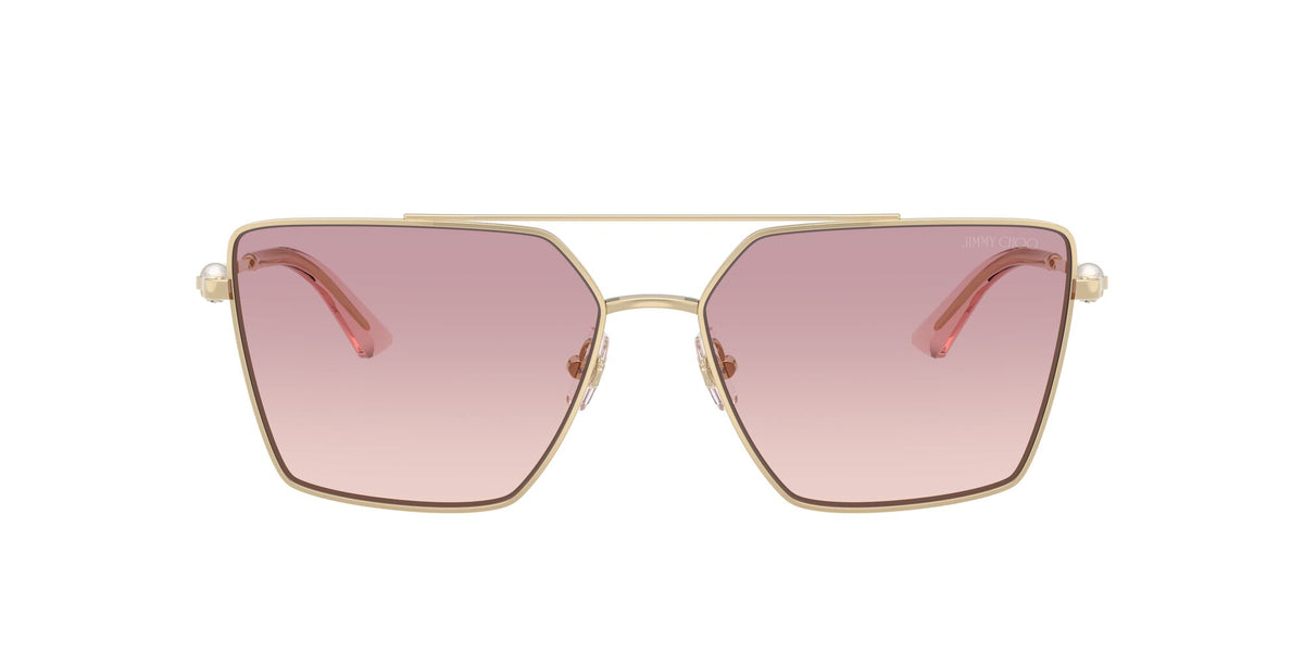 Jimmy Choo 0JC4016HB 300668 58 Pale Gold/ Brown Gradient Dark Violet