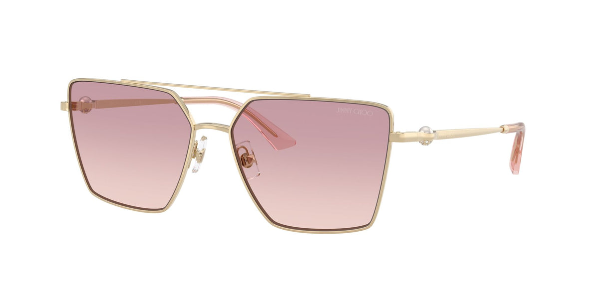 Jimmy Choo 0JC4016HB 300668 58 Pale Gold/ Brown Gradient Dark Violet