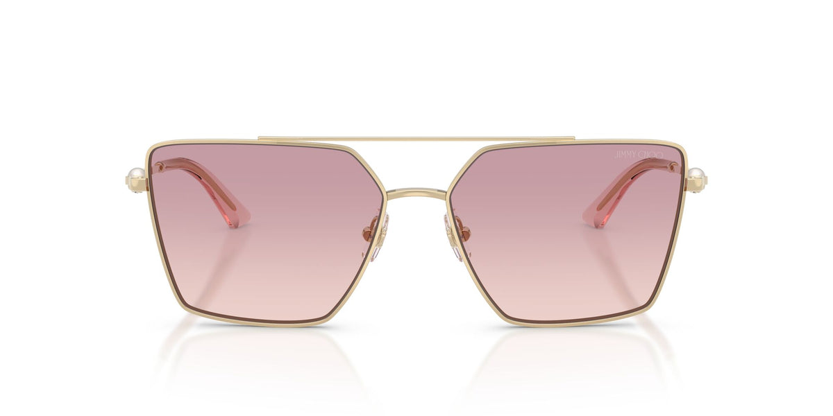 Jimmy Choo 0JC4016HB 300668 58 Pale Gold/ Brown Gradient Dark Violet