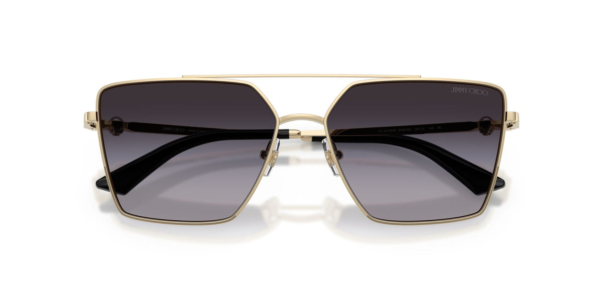 Jimmy Choo 0JC4016HB 30068G 58 Pale Gold/ Grey Gradient