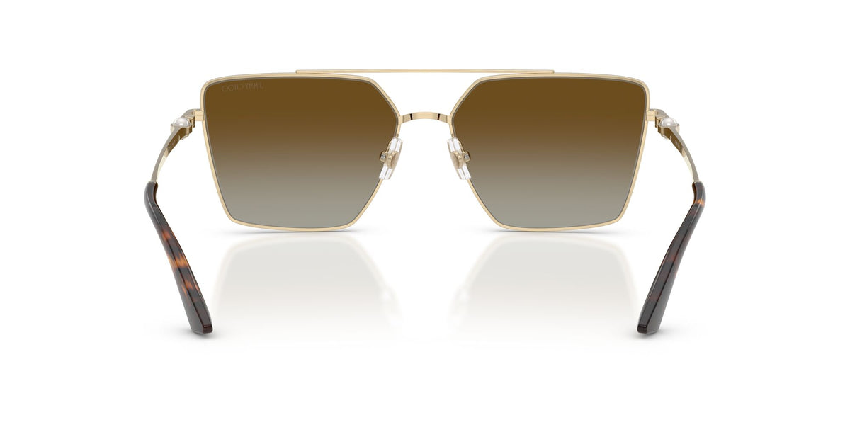 Jimmy Choo 0JC4016HB 3006T5 58 Pale Gold/ Polar Brown Gradient