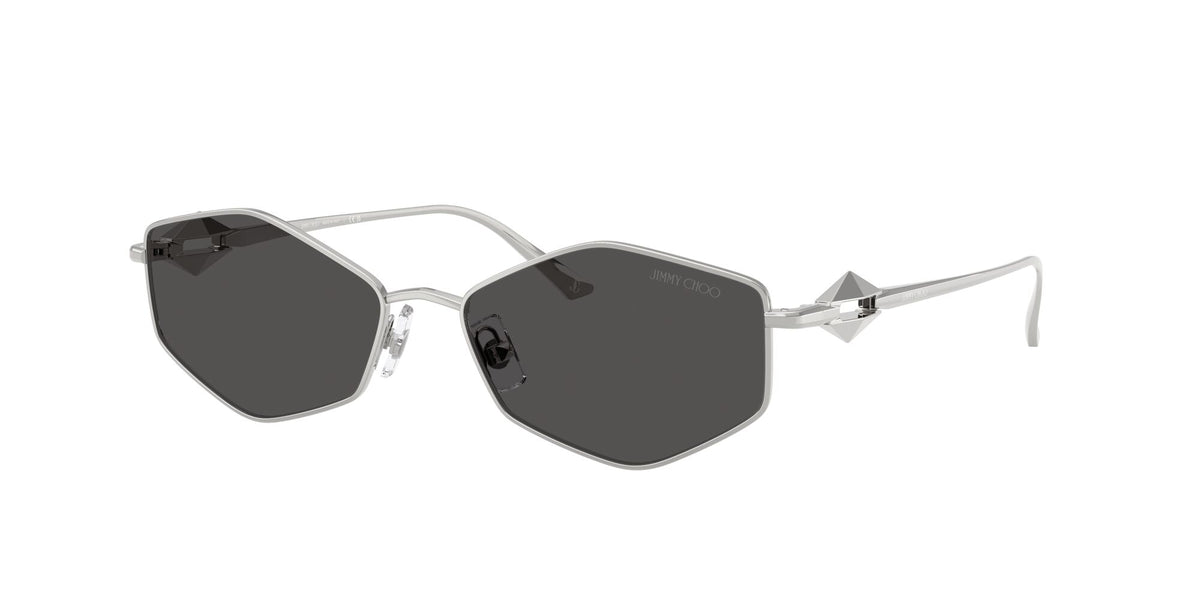 Jimmy Choo 0JC4017 300287 55 Silver/ Dark Grey