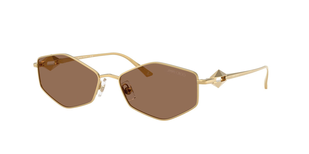 Jimmy Choo 0JC4017 302373 55 Gold/ Dark Brown