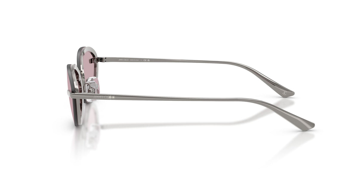 Jimmy Choo 0JC4020B 3004AK 59 Gunmetal/ Violet Mirror Flash Silver