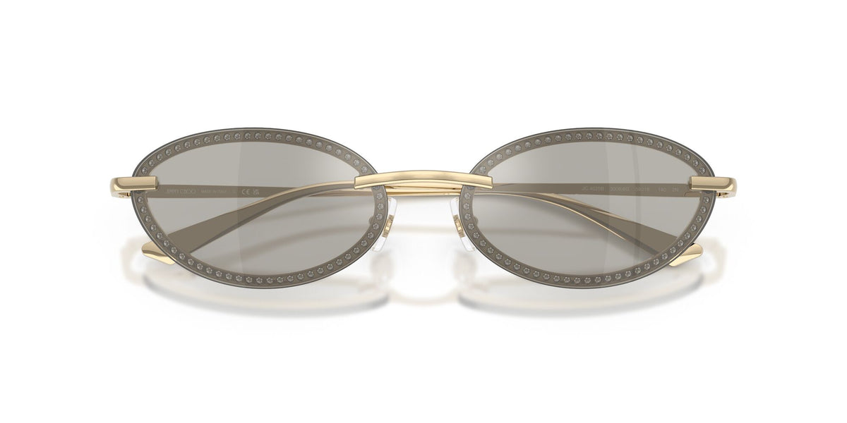 Jimmy Choo 0JC4020B 30066G 59 Pale Gold/ Light Grey Mirror Silver