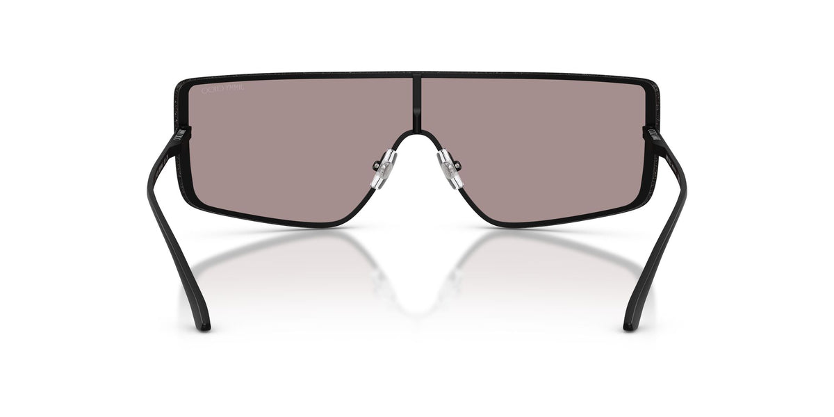 Jimmy Choo 0JC4021J 3001AK 40 Matte Black/ Violet Mirror Flash Silver