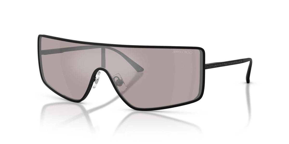 Jimmy Choo 0JC4021J 3001AK 40 Matte Black/ Violet Mirror Flash Silver