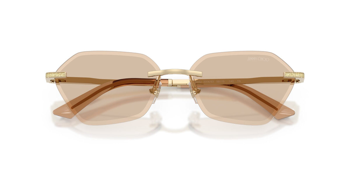 Jimmy Choo 0JC4022J 300693 58 Pale Gold/ Light Brown