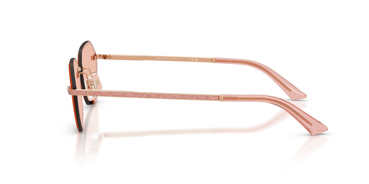 Jimmy Choo 0JC4022J 300884 58 Rose Gold/ Dark Pink
