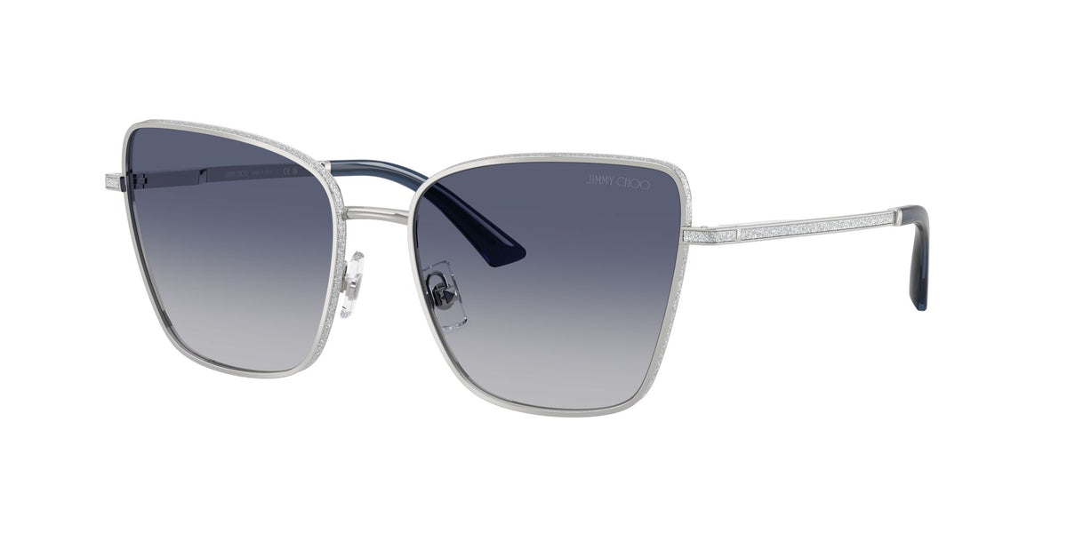 Jimmy Choo 0JC4023J 30024L 55 Silver/ Gradient Blue