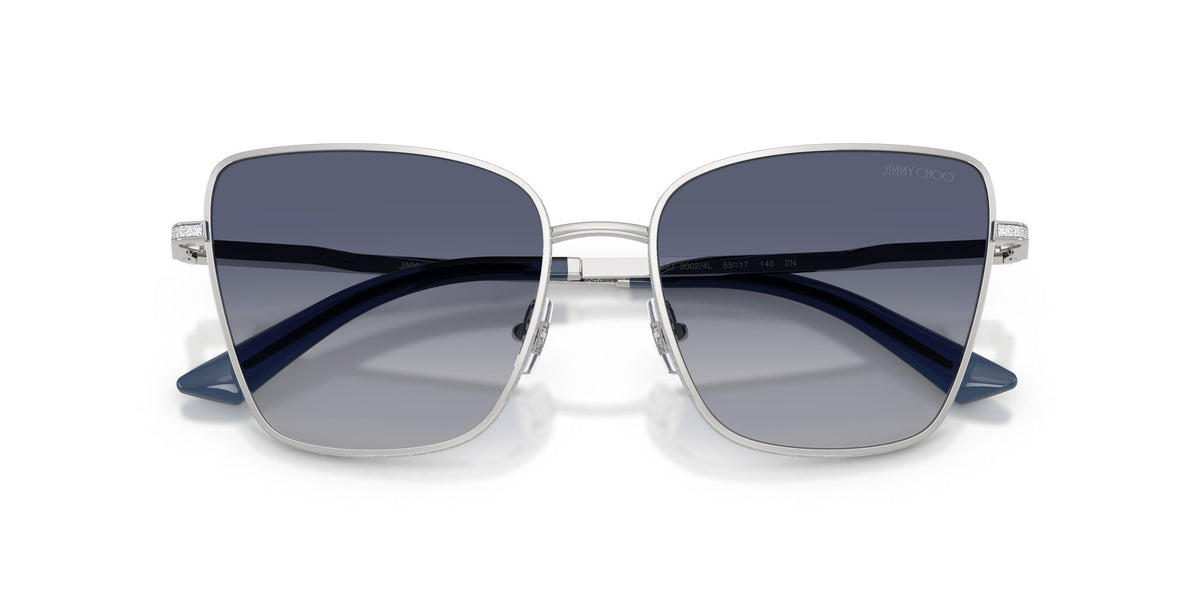 Jimmy Choo 0JC4023J 30024L 55 Silver/ Gradient Blue