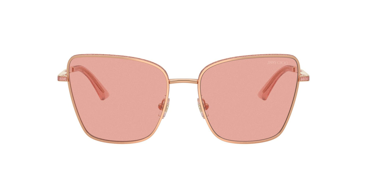 Jimmy Choo 0JC4023J 30087R 55 Rose Gold/ Pink Glitter
