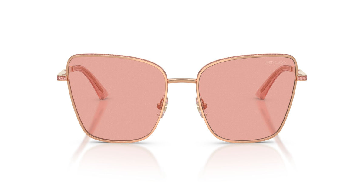 Jimmy Choo 0JC4023J 30087R 55 Rose Gold/ Pink Glitter